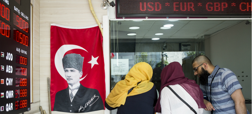 Turkey currency exchange shop